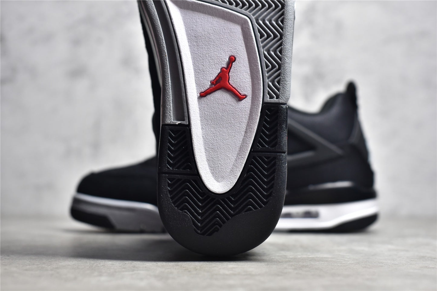 AJ4 Black Canvas