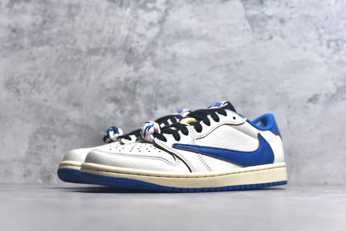AJ1 Low Travis Scott Fragmen tSail Military Blue