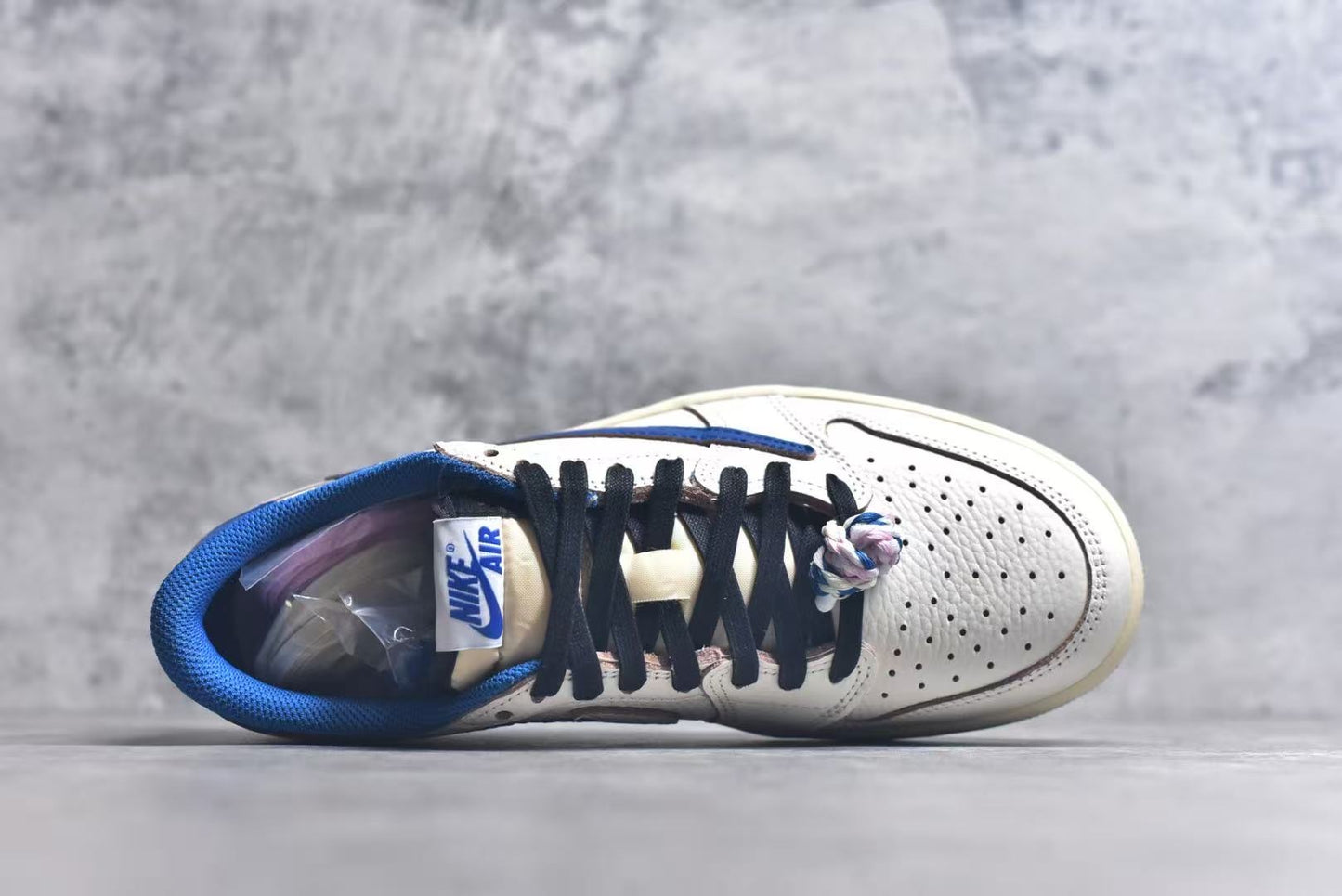 AJ1 Low Travis Scott Fragmen tSail Military Blue