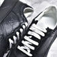 GG Embossed Black Leather