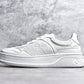 GG Embossed White Leather