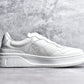 GG Embossed White Leather