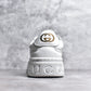 GG Embossed White Leather