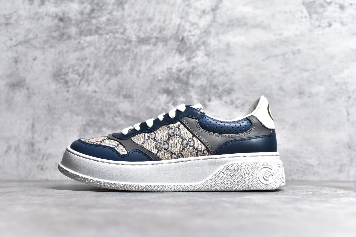 GG Embossed Beige Blue Suprme