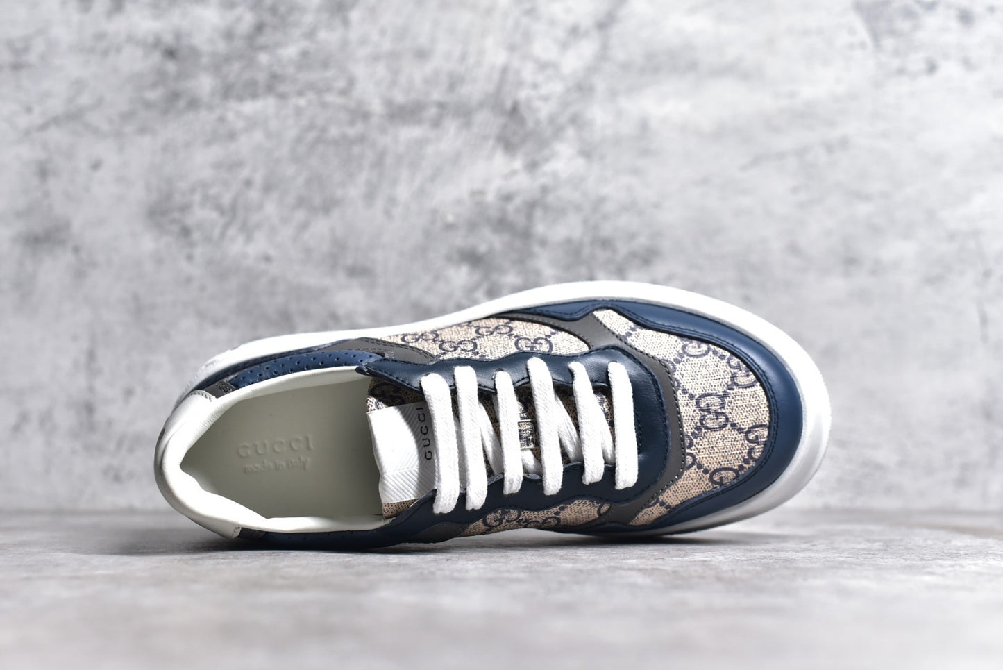 GG Embossed Beige Blue Suprme