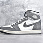 AJ1 Washed Black