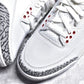 AJ 3 Retro White Cement Reimagined