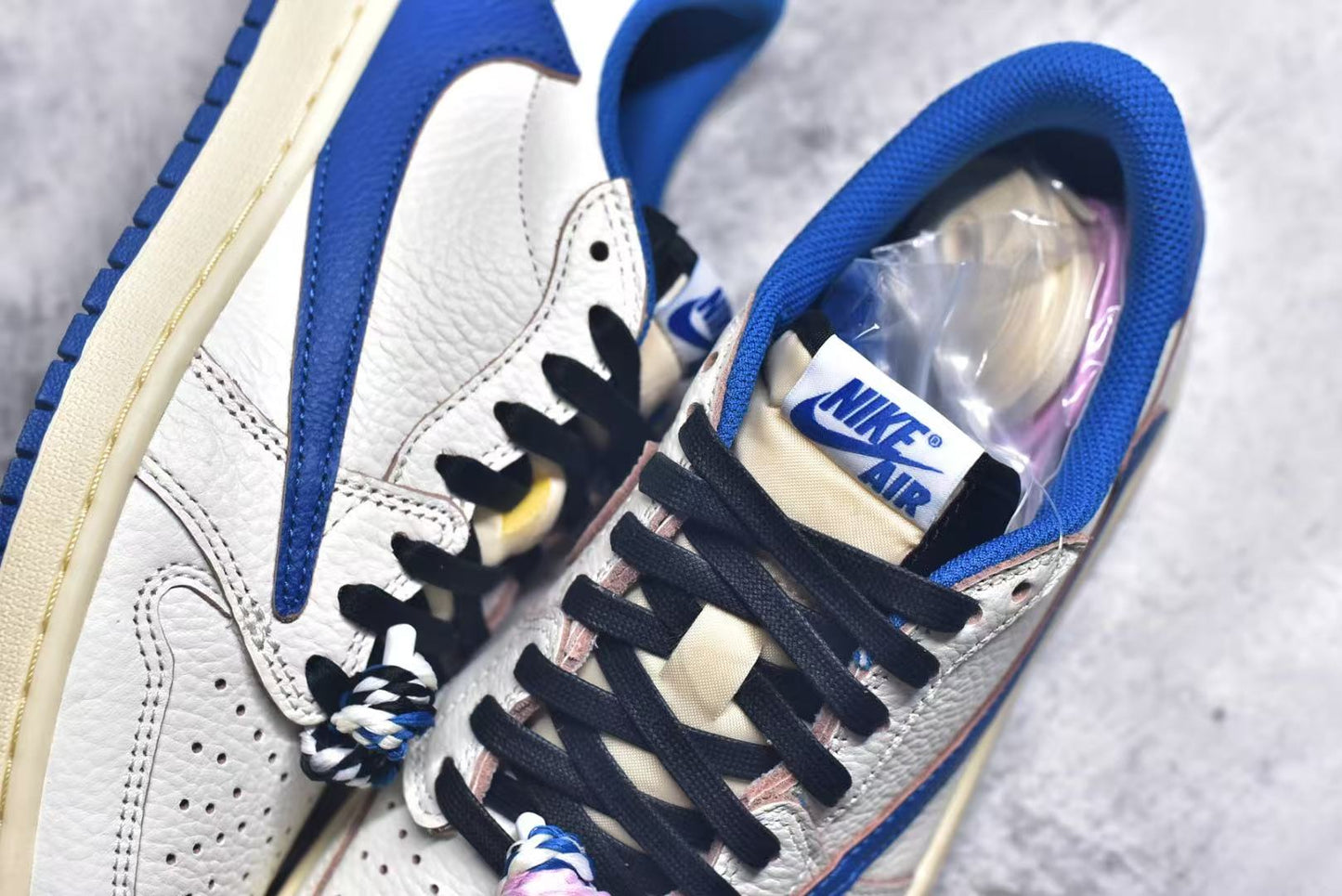 AJ1 Low Travis Scott Fragmen tSail Military Blue