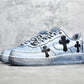 AF1 Chrome Hearts Cross Oil Splashed