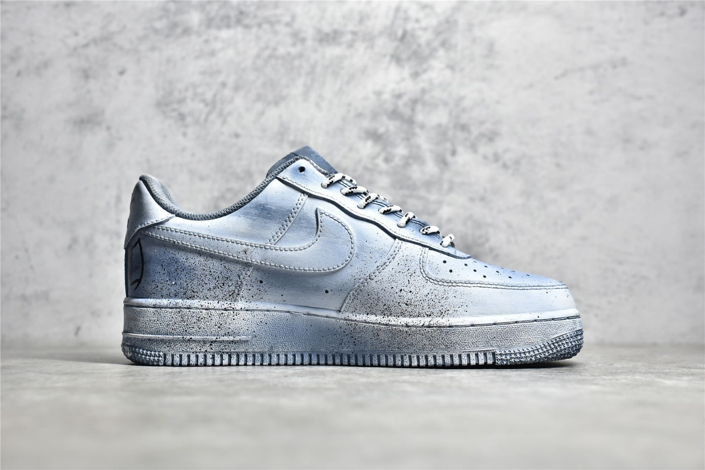 AF1 Chrome Hearts Cross Oil Splashed