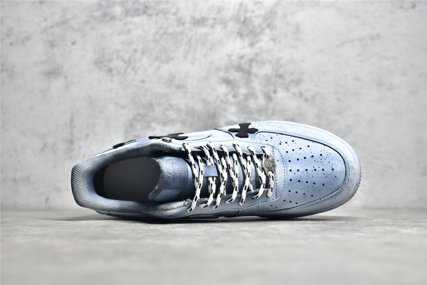 AF1 Chrome Hearts Cross Oil Splashed