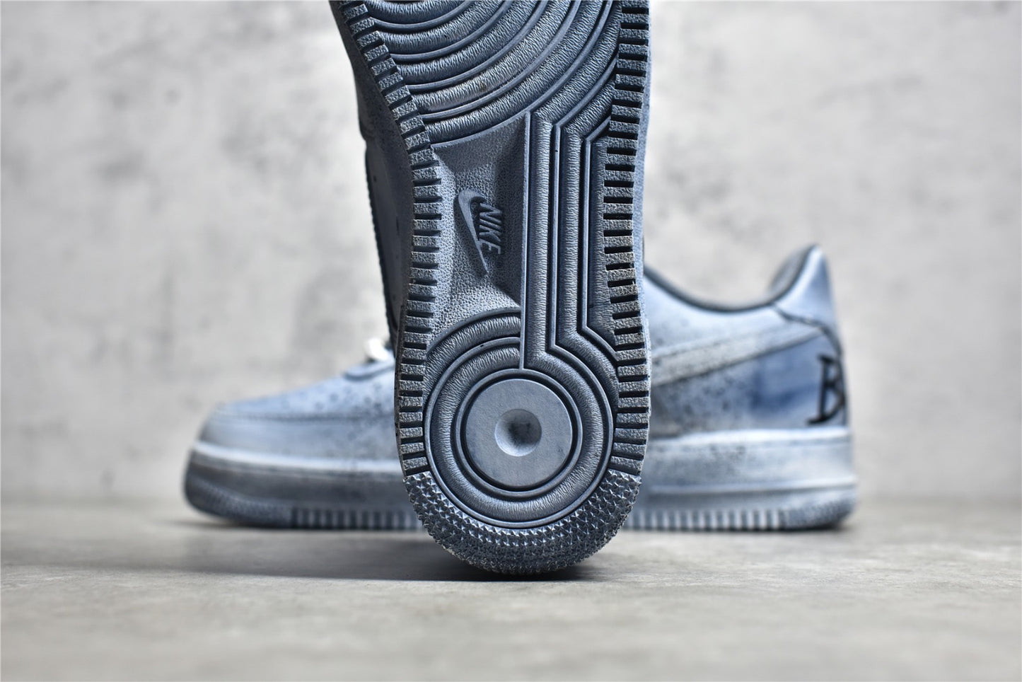 AF1 Chrome Hearts Cross Oil Splashed