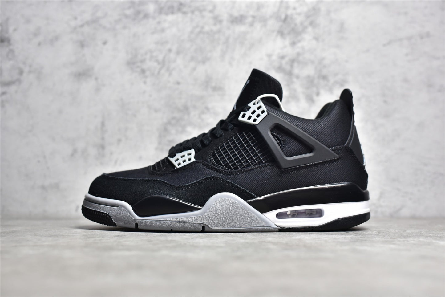 AJ4  Black Canvas
